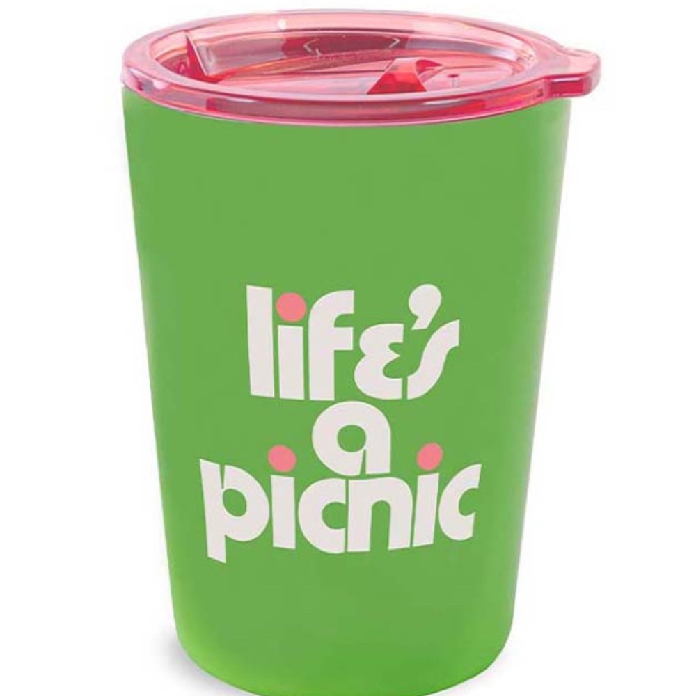 NWT/BANDŌ/ "Life's a Picnic" Stainless Tumbler